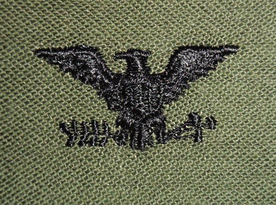 US Army Colonel Rank BDU Cloth Badge