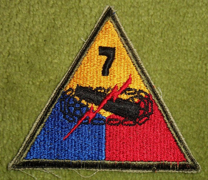 7th Armored Divison WWII Army Aufnäher Patch