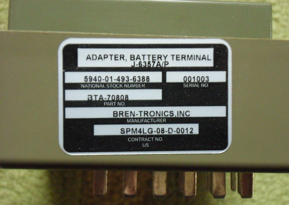 Adapter, Battery Terminal J-6357A/P