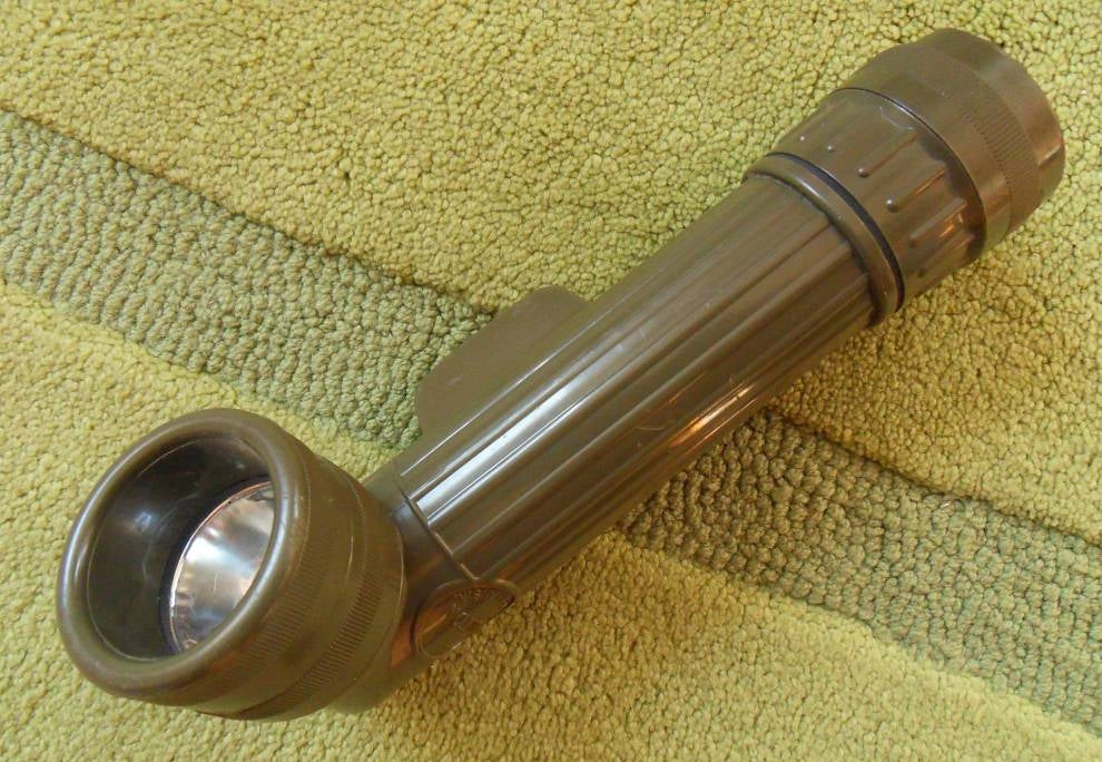 Fulton MX-991/U Military Angle Flashlight Used