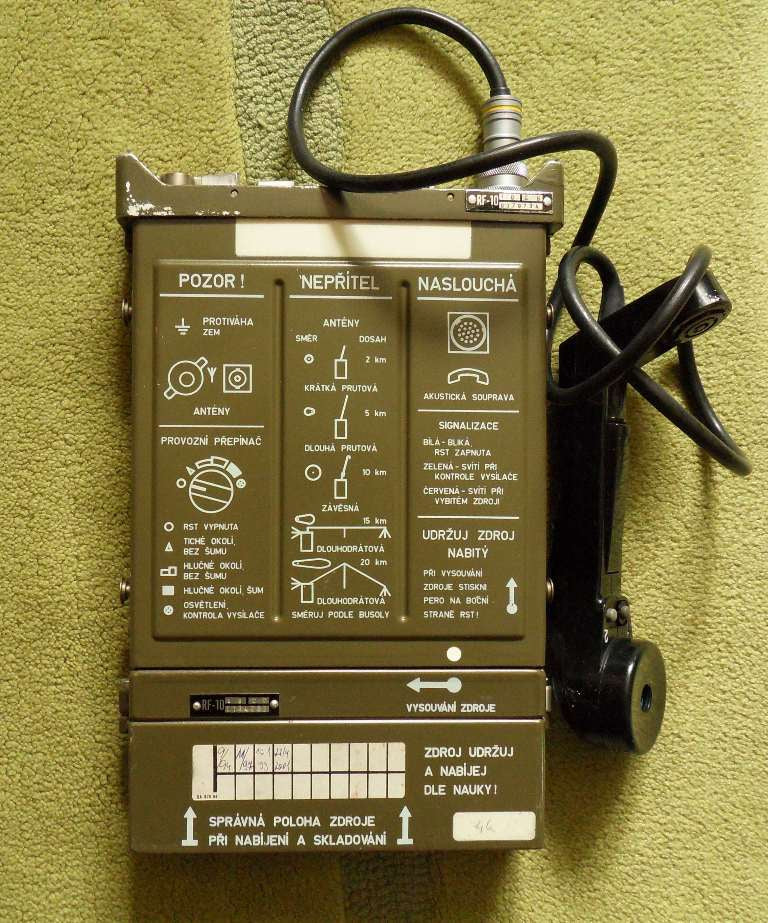 Czech Army RF-10 Military Radio