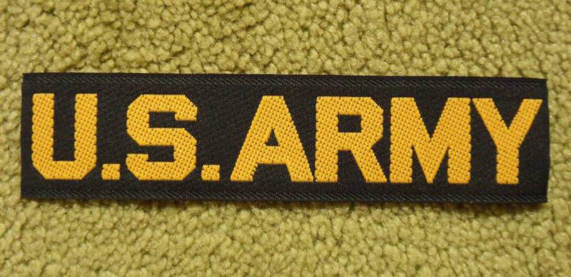 U.S. ARMY TAPES - BDU SEW-ON