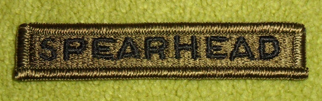 Spearhead 3rd Schriftzug Tab